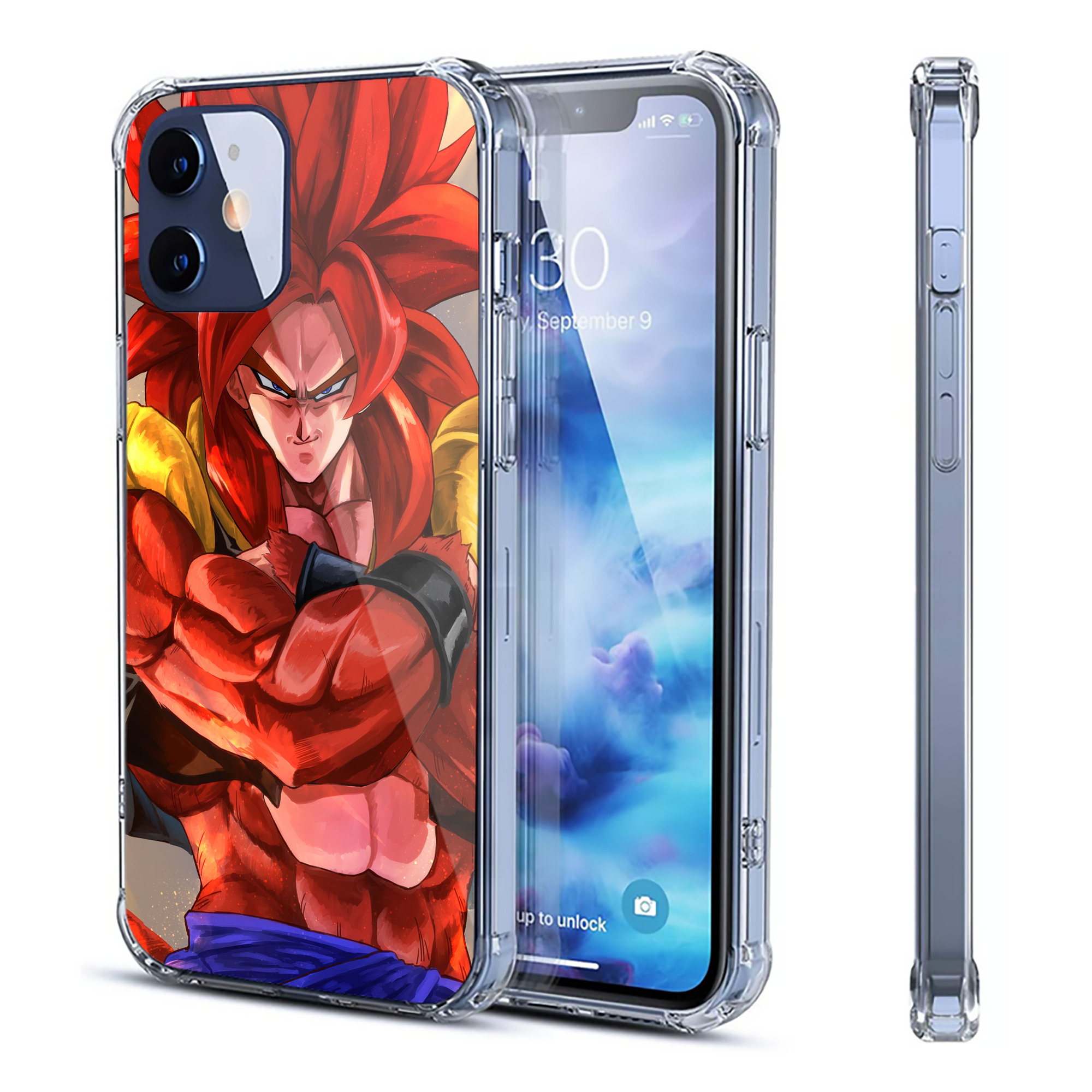 （画像用） ドラゴンボール DRAGON BALL 【iPhone 12シリーズ対応】透明スマホケース（クリアソフトケース）